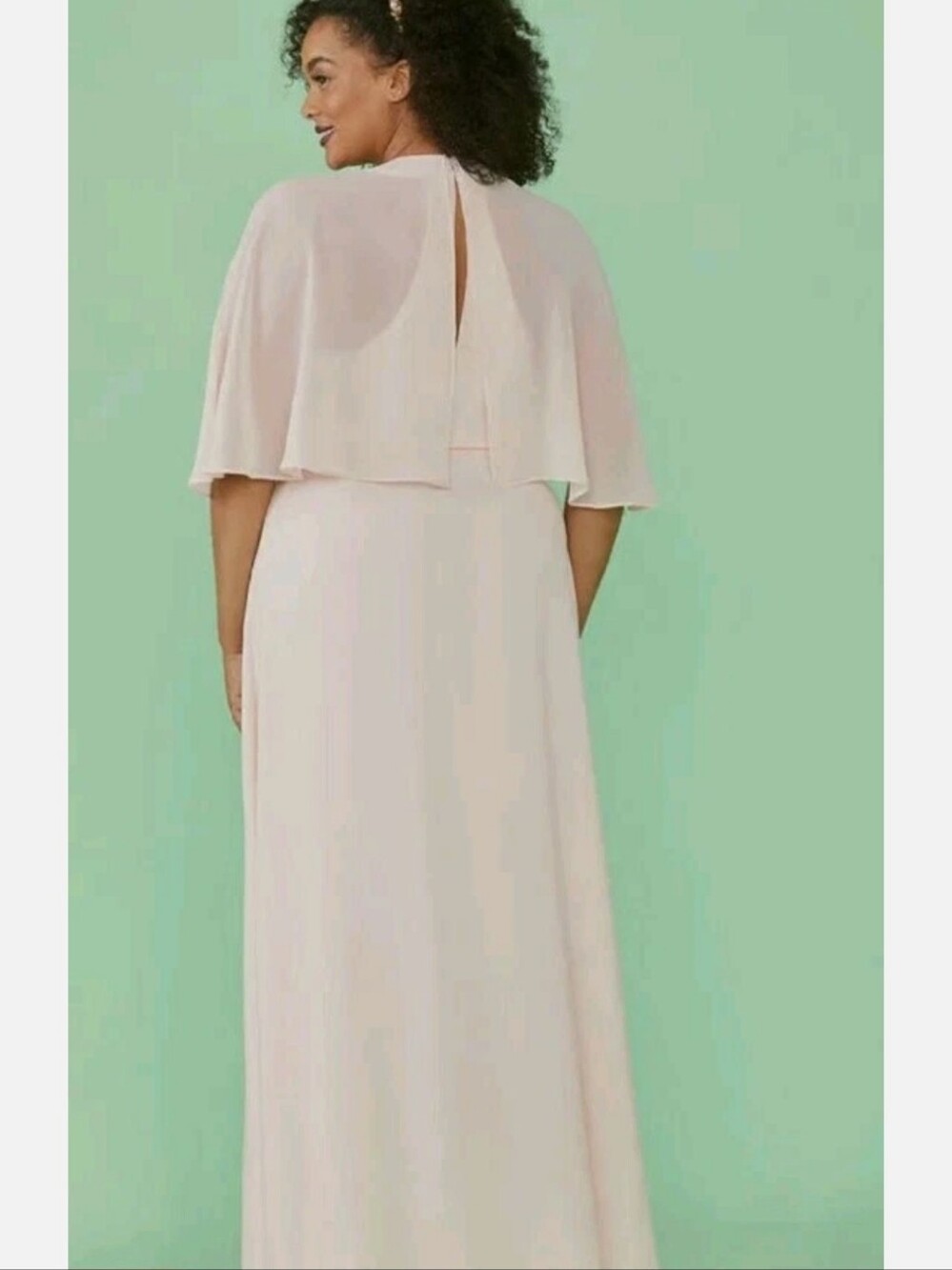 ModCloth Wrapped In Rapture Maxi Dress Light Pink Blush Medium - Picture 12 of 12